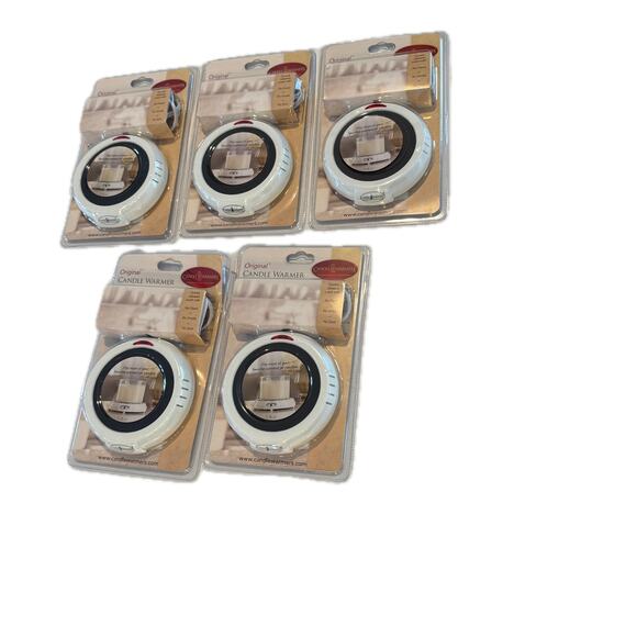 Lot of 5 NEW Original Candle Warmer Hot Plate Unopened Packages White & Black - Picture 1 of 5